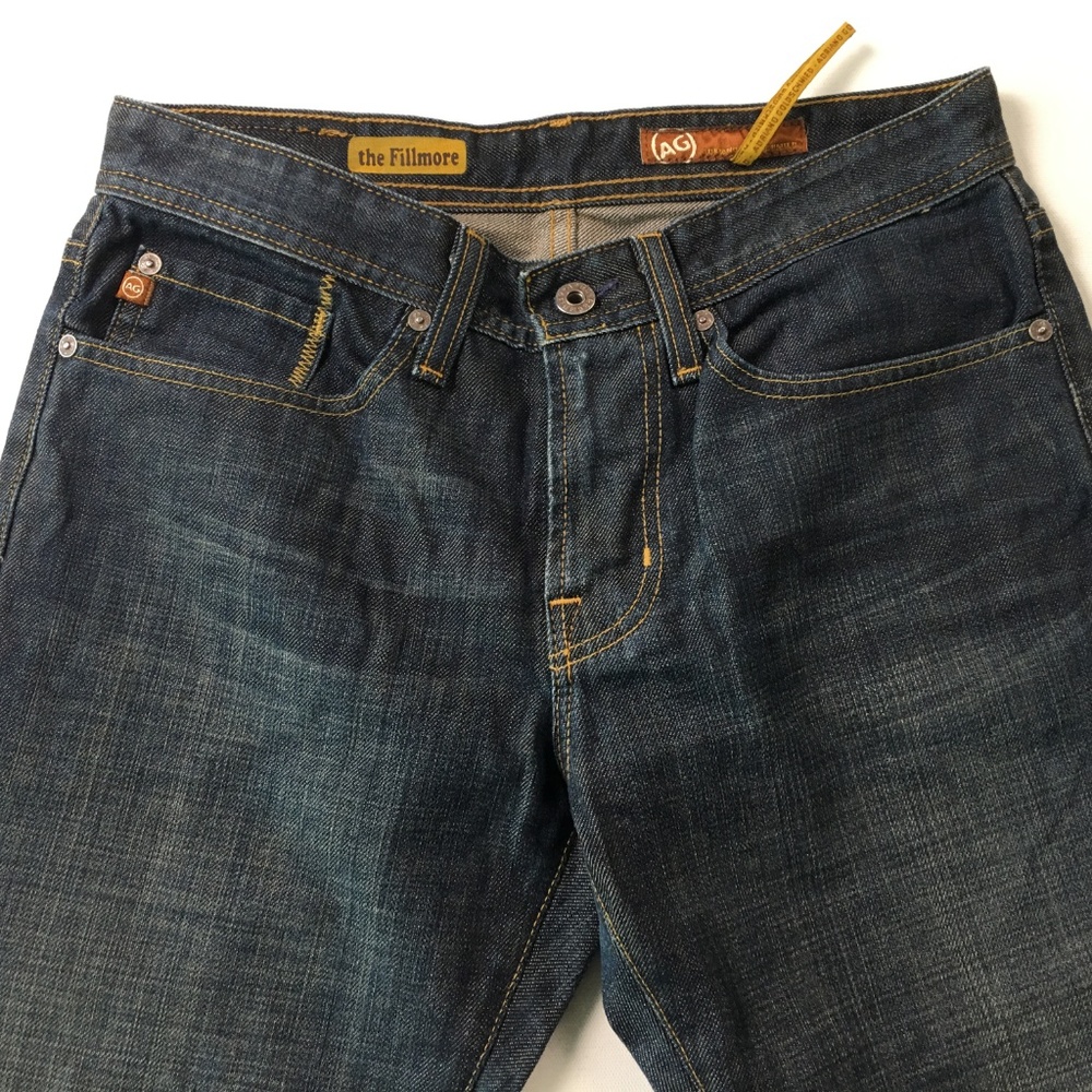 AG Adriano Goldschmied Mens Straight Jeans 29x32 - Picture 5 of 7